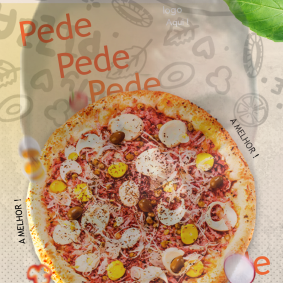 Pizza 3 - Arte 24 - Redes Sociais