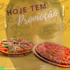 Pizza 3 - Arte 25 - Redes Sociais