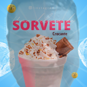 Sorveteria 1 - Arte 2 - Redes Sociais