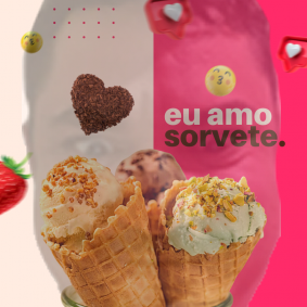 Sorveteria 1 - Arte 9 - Redes Sociais