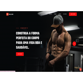 SITE INFORMATIVO PARA ACADEMIA OU PERSONAL TRAINER